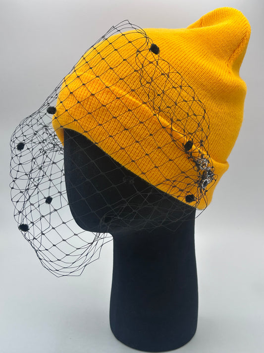Bumble bee beanie