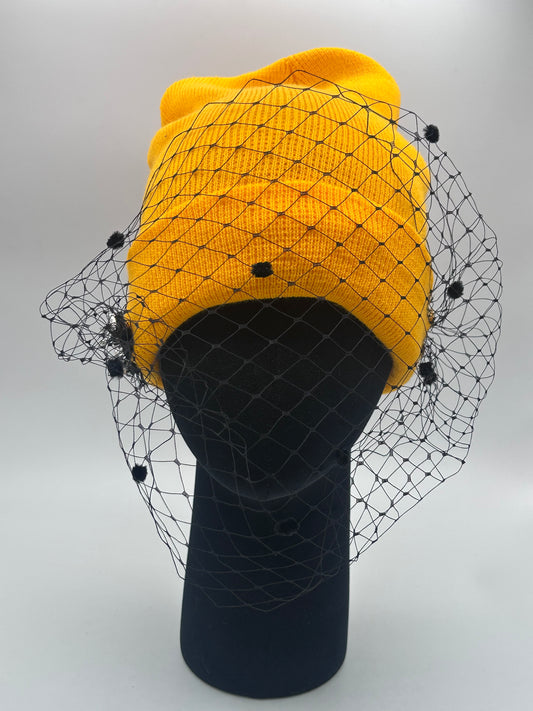 Bumble bee beanie